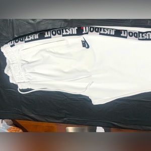 NIKE Sportswear Just Do It Pants Men's XXL White